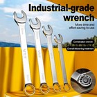 9 Point Metric Ratchet Wrench Combination Spanner Tool Pick Size 6mm-14mm