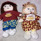Campbell Kids Vintage 2001 8 Inch Plush Collectible Boy Girl Alphabet Soup Dolls
