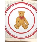 Vintage Curzon Teddy Bear Plate With Red Rim