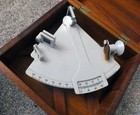 Vintage Davis Instruments Mark 3 Marine Sextant   Wooden Box