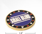 Metal Small Blind  Big Blind  Dealer Button - Set Of 3 Professional Texas Hold   e