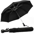 Folding Windproof Umbrella Compact Auto Open Portable Travel Rain For Men  
