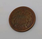 1865 Two Cent Piece Civil War Era Coin