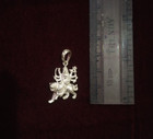 Silver Maa Durga Pendant For Men   Women  free Shipping 