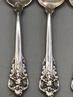 Grande Baroque By Wallace Sterling Silver Set Of 4 Salt Spoons 2 5 