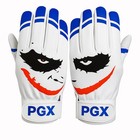 Youth Pgx Cool Blue Smiley Baseball Batting Gloves Youth Medium