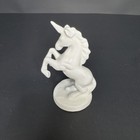 Vintage 90   s White Porcelain Unicorn Figurine Great Condition    