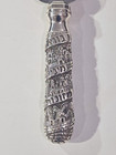 Sterling Silver Shabbat Cake Or Pie Server With Judaica-themed Handle 