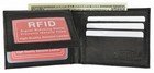Bifold Wallet Men s Genuine Leather Black Credit Card id Holder Slim Purse Flap 