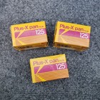 3 Expired Kodak Plus-x Pan 125 Film B w Prints Px 135-24 Sealed   Exp 1988
