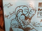 Blues Festival  95 Poster Signed By Bb King  Etta James  Jimmy Vaughn  J  Geils