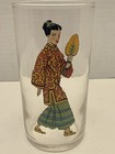 Pinup Girls Drinking Glasses 1930s 40s Vintage Peek-a-boo Painted Lot Of 4