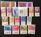 Israel Tab Stamps 30 Different Mint Never Hinged