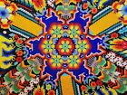 Rare Huichol Indians Beaded Offering Bowl  Extra Large