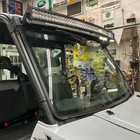 Roof 50  Curved Led Light Bar Mount Kit For Polaris Ranger 1000 Pulse Busbar
