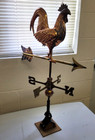 Rooster 3d Copper Weathervane 21  Arrow cottage shed  medium Size