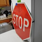 Stop Sign 30  Authentic Retired Street Traffic Road Sign Lot 12-464