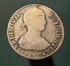 Xf  -  Peru Lima  - 2 Reales - 1810 Imaginary Bust -   Attractive Silver Coin 