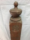 Antique Decorative Urn Top Finial Corner Post 5x54 Old Vtg Staircase 813-23b