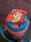 Disney Ariel The Little Mermaid Glitter Water Cup Vintage New Old Stock