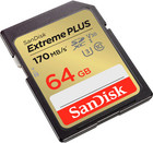 Sandisk - Extreme Plus 64gb Sdxc Uhs-i Memory Card