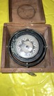 Vintage Or Antique Marine Compass Housed In A Wooden Box