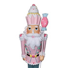 Christmas Pastel Pink Nutcracker Colonel Cupcake 16  Candy Icing Resin Decor New