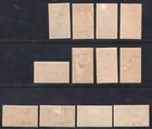 Momen  French Gabon Sc  33-43 1910 Mint Og H  185 Lot  65466