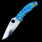 Spyderco Tenacious Frame Lock C122tiblp Titanium 8cr13mov Steel - Pocket Knife