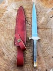 British Army Fairbairn Sykes Commando V-42 Knife 3rd Pat Brass Steel Handle