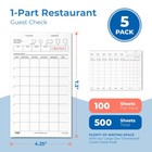 Fmp Brands Server Notepads 500 Sheets Guest Check Order Pads Restaurant Waitr   