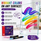 12 24 36 Colors Acrylic Paint Marker Pens Drawing Markers Set Waterproof Gift Us