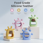 Momcozy Baby Teether Toys   Food Grade Silicone Teething Relief 0-6 Months