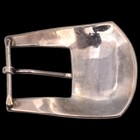 Sterling Silver Ranger Western Overlay Vintage Belt Buckle