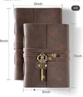 Vintage Leather Diary Journal Notebook Antique Style Writing Travel Gift
