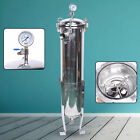 2  Npt Bag Filter Housing 150 Psi 304 Stainless Steel In out  2 Bag With Meshus
