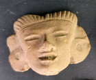 Ancient Pre-columbian Teotihuacan Circa 500 A d  Pottery Heads Set Of 5
