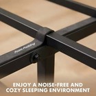 Queen Size Bed Frame With Headboard  Solid And Stable  Noise Free