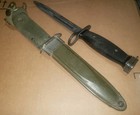 Us M7 Bayonet - Usm8a1 Pwh Scabbard Vietnam War  1961-75  Original Militaria