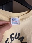 Vintage 80s Champion Reverse Weave Lifeguard Iowa Okoboji Yellow Sweater