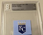 Bobby Witt Jr Signed Ticket Mlb Debut Inscription Beckett 9 Auto Grade 10 Royals