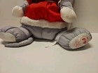 Fisher Price Puffalump Gray Christmas Mouse Red Dress 12  Plush Vtg Stuffed Toy