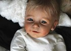 Chubby 22  Smiling Reborn Baby Dolls Lifelike Cloth Body Newborn Realistic Gift