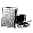 Portable Metal Cigarette Case   Credit Card Holder - Rfid Secure Wallet With Ash