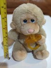 Vintage Russ Berrie   Co Chee Chee Monkey With Pacifier Plush 9    Sitting