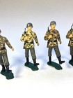Marx German Toy Soldiers Set Of 8 Pro Painted 54mm Figures  Excellent Condition