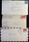 1928-91 Us 32 Airpost Covers postcards W stamps Used  Sc c11-c131