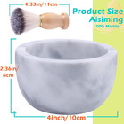 Marble Shaving Bowl For Shaving Soap   Cream  Shave Soap Cup Keep Warm Better  P