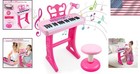 Kids Piano Keyboard Toy 37 Keys Electronic Musical Instrument With Stool