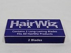 2 Packs Hair Wiz Replacement Razor Blades     Vintage New Swiss     4 Blades Total